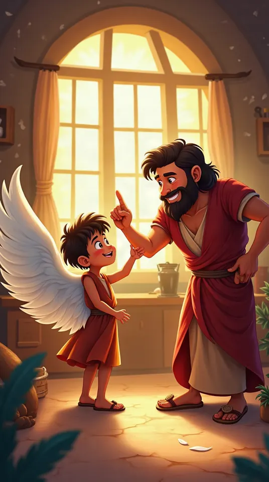 Children's fairy tale scene